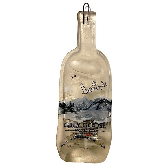Rare Designed Grey Goose Vodka  Bottle Wall Mount bar decor glass alcohol - Picture 1 of 7